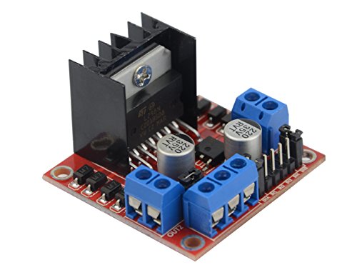 WMYCONGCONG 5 Pcs Motor Drive Controller Board Module Dual H Bridge DC Stepper Module for Arduino