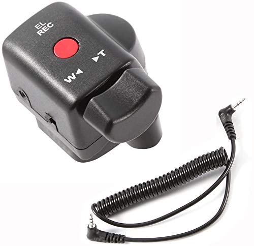 Camcorder Zoom Control Remote Controller with 2.5mm Jack Cable for Panasonic LANC GH5 180A 130AC DV Acc Sony 190P 150P 198P VX2000E 2100E 2200E FX1000E