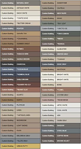 ColorFast Industries Urban Putty unsanded adhesive caulk matched to Custom Building Products