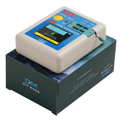 LCR-T7 Transistor Tester, Multifunctional TFT Transistor Tester with One Key Operation, Graphical Display, Auto Shut Off for Diode Triode Capacitor Resistor, Transistor LCR-T7 4.0
