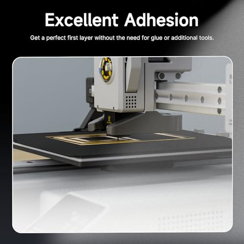 YOOPAI Dual-Sided Build Plate for Bambu Lab A1/P1P/P1S/X1C/X1E, 257x257mm Textured PET + PEO Build Plate Magnetic Spring Steel Sheet Printing Bed, Flexible Heated Bed for 3D Printer Bambulab PEO+PET 257x257