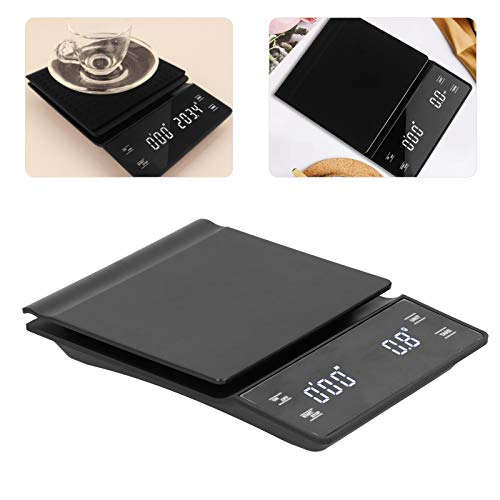 Coffee Scale coffee scale Koffieweegschaal Met Timer, Acaia Kaffeewaage, Digital Coffee Scale with Timer Function Electronic High Precise LED Display Food Scale Przemysł i nauka