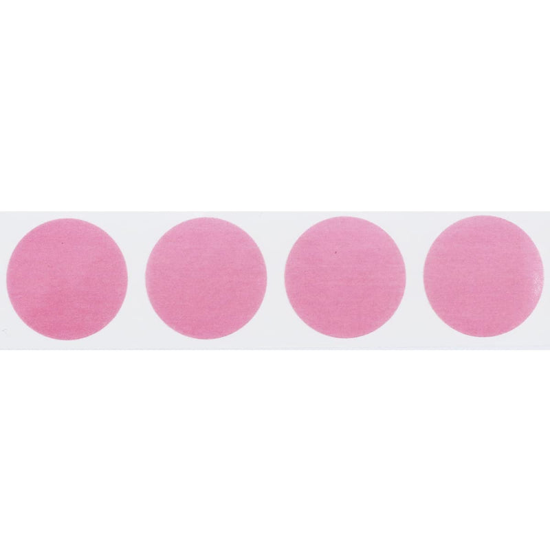 Pink 3/4" Inch Transparent Color Coding Labels, 500 Total Adhesive Stickers On A Roll, Ideal for Planners, Journals, Mailing Seals and Crafting Ideas Pink
