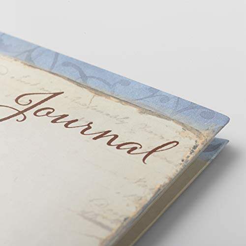Christian Art Gifts Scripture Journal The Lord's Mercies Are New Every Morning Lamentations 3:22-23 Bible Verse Blue Floral Inspirational Notebook,128 Ruled Pages Flexcover 5.5” x 8.5”