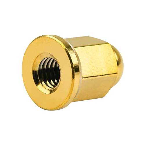 Wanyifa titanium M6 gold dome head acorn lug nut (image 41R3FonQMtL.jpg)