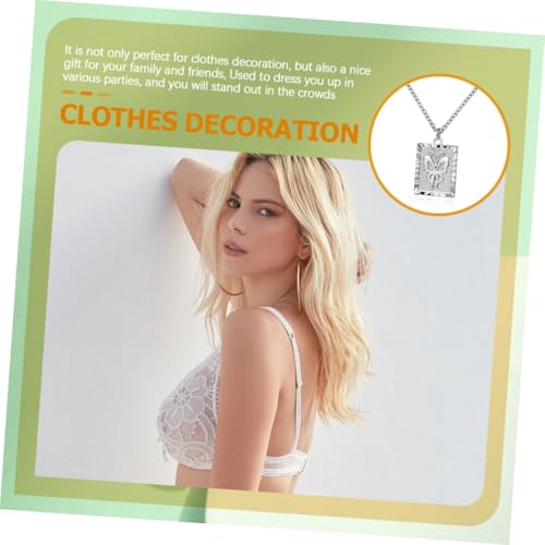 Healeved Butterfly Charm Necklace Alloy Metal Clavicle Chain Unisex Neck Jewelry for Parties Clubwear Gift for Women Men