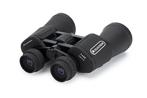 Celestron 71198 Cometron 7x50 Binoculars (Black) & 93524 Binocular Tripod Adapter (Black)