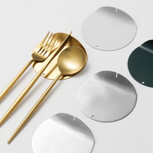 Luxshiny 2 pcs Spoon Rest Wear-Resistant Scoop Holder for Restaurant Tables Compact Tableware Stand for Chopsticks Spoons and Utensils 3.93 X 3.14 X 0.98 in Easy to Clean