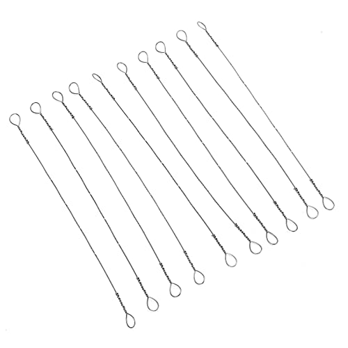 Fafeicy 10-Piece 150mm Wire Saw Blade, Mini Carbon Steel Saw Strips for Cutting Soft Metals, Softwoods, Plastics and Acrylic, Saw Blade