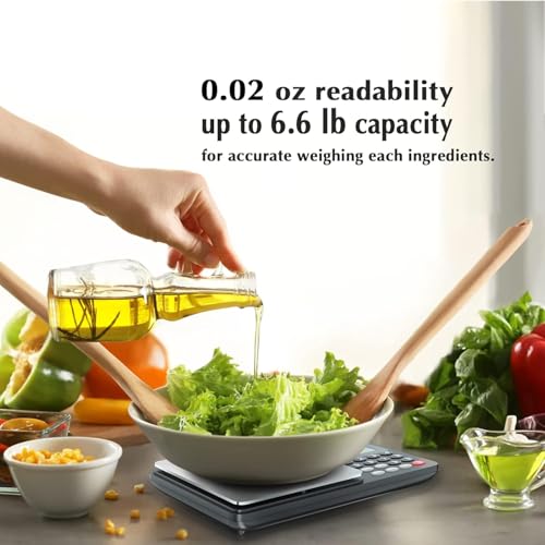 UNIWEIGH Digital Kitchen Food Scales for Accuracy Measurements