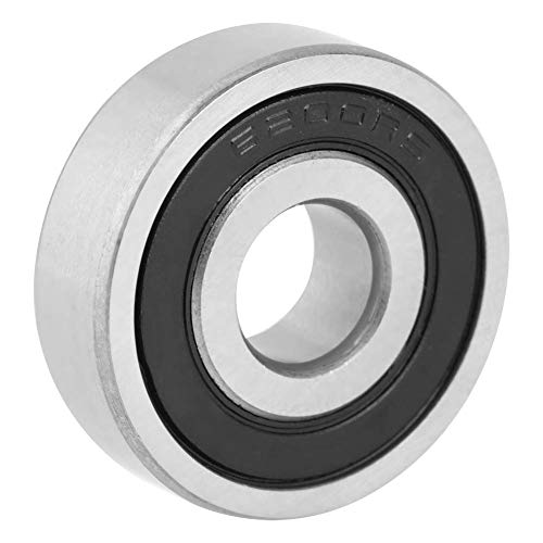 Hilitand 10 Pcs 10x30x9mm Mini Steel Ball Bearings 6200-2RS Double Side Rubber Sealed Deep Groove Ball Bearings for for 10mm Shaft Rod Projects