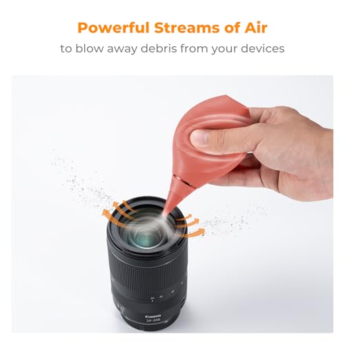 K&F CONCEPT Camera Air Blower, with Long Nozzle/Short Nozzle Switch Design