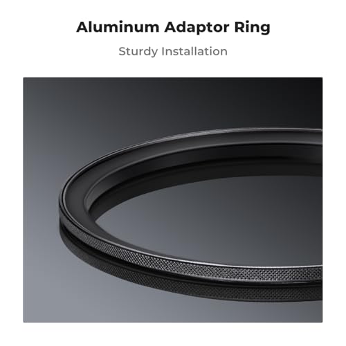 K&F CONCEPT 49-77mm Magnetic Filter Adapter Ring, for 49mm Lens Install 77mm Magnetic Filter 49-77