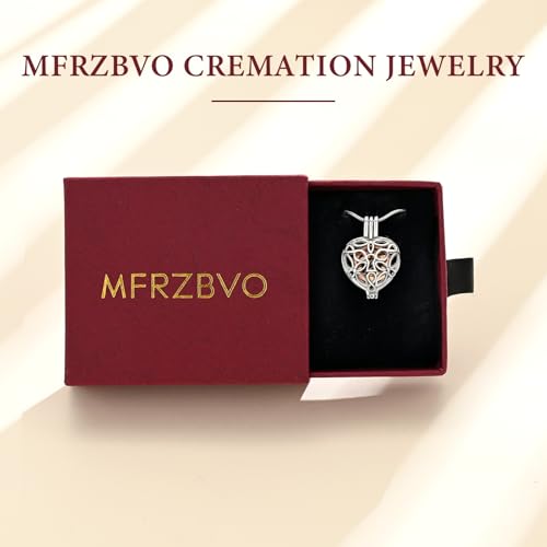 Cremation Jewelry Celtic Knot Heart Urn Necklace for Human Ashes Memorial Ashes Keepsake Locket with Your Wings Were Ready Engraving for Women & Men Rose Gold