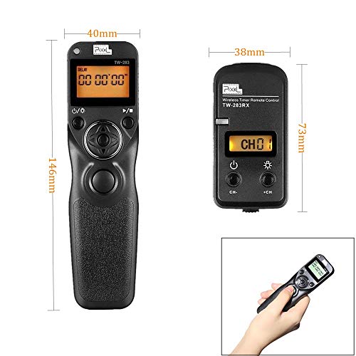 Pixel Intervalometer Shutter Release Remote Control TW283-90 for Fujifilm TW-90 Fuji