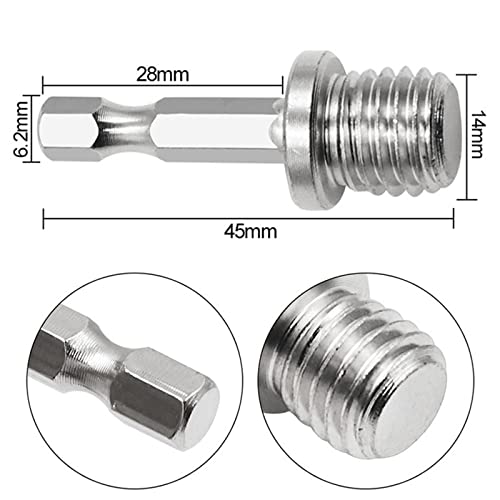 High Performance Drill Adapter M14 Hex Socket Adapter Converter Impact Driver Adapter Electric Wrench