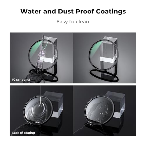 K&F CONCEPT 67mm Circular Polarizing Filter & MC UV Lens Filters Kit