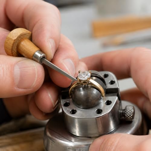 6 Piece High Speed Steel Stone Setting Graver Set for Jewelry Engraving