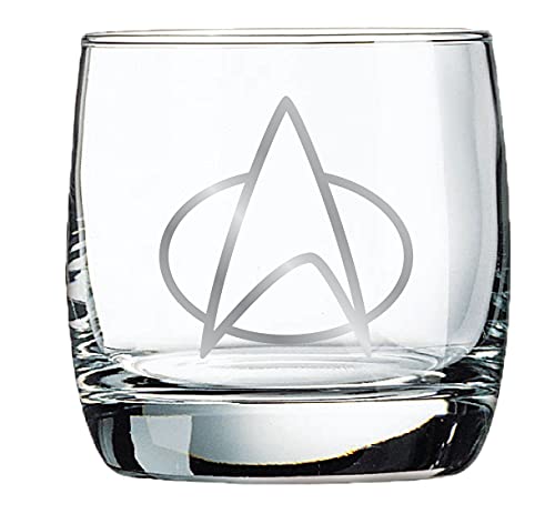 Star Trek: The Next Generation - Collectible Whiskey Glasses - Set of 2 Glasses (10 oz.)