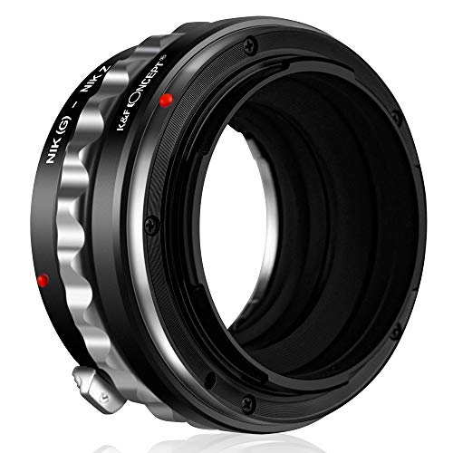 K&F Concept Lens Mount Adapter Compatible with G AF-S Mount Lens to Nikon Z6 Z7 Camera