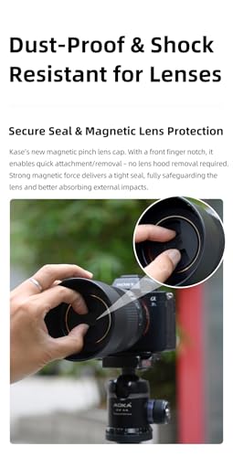 Kase Magnetic Pinch Lens Cap Plus Universal fits Wolverine, Revolution & Revolution Plus (112mm) 112mm
