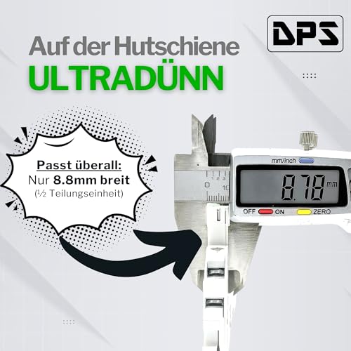 DPS - DCC4812 DC Converter 12 V out 1 A 48 Vin DIN Rail Ultra Thin 8.8 mm Buck Step Down 12V @1A