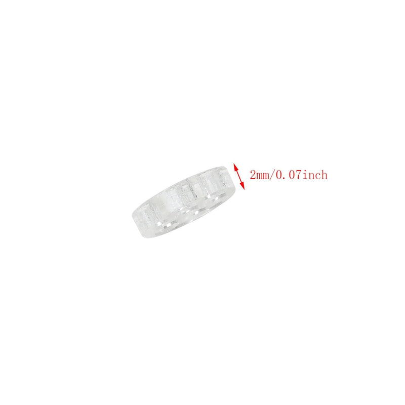 [Australia - AusPower] - 10PCS Diameter 0.313'' (8mm) Glass Screen Filters Small Pipe Screens High Borosilicate Glass Screen with 7 Honeycomb Holes 