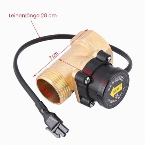 HT-800 G1 Thread 220V Water Flow Sensor for Booster Pump Magnetic Switch