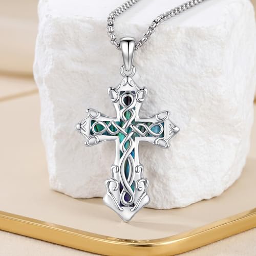 925 Sterling Silver Cross/Celtic Cross Necklace silver-1