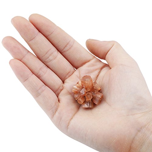 Rockcloud Natural Aragonite Calcite Cluster for Healing Crystal Home Decora