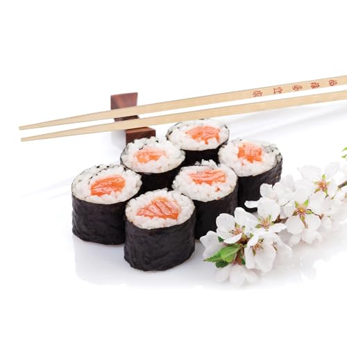 Helen’s Asian Kitchen Bamboo Chopsticks, 10.5-Inches, 10-Pair, Set of 4
