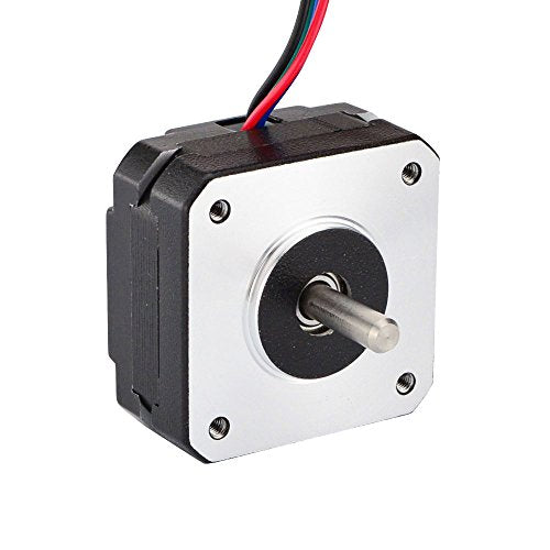 STEPPERONLINE Nema 17 Bipolar 0.9deg 11Ncm 1.2A 42x21mm 4-lead for CNC Milling Engraving Machine