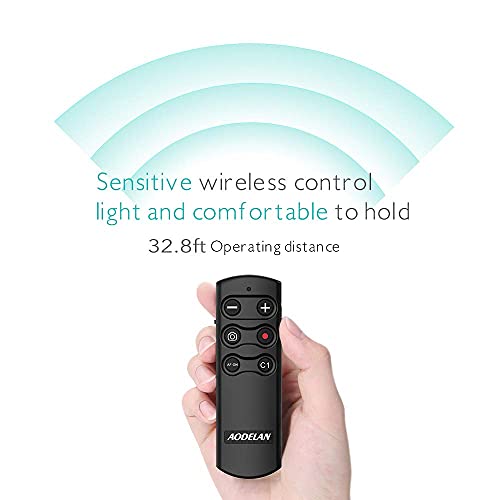 AODELAN Camera Remote Control Remote Shutter Commander for Sony ZV-E10,FX3 Black Remote for Sony
