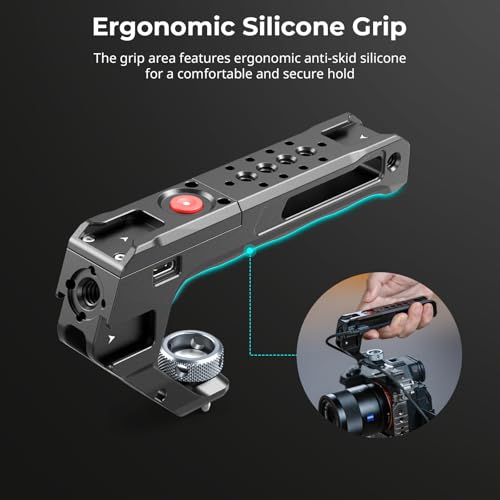 SMALLRIG Top Handle with Record Start/Stop Remote Trigger for ARRI 3/8”-16 3/8” Top Handle with Remote Trigger