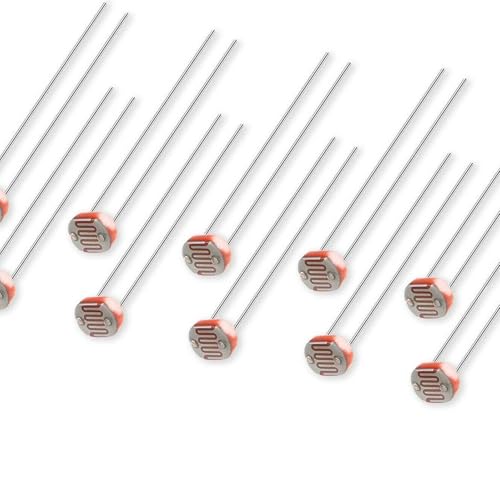 30 x LDR 5528 GL5528 5mm Photoresistors | Light dependent photoconductor, photo light sensitive 30 Stück