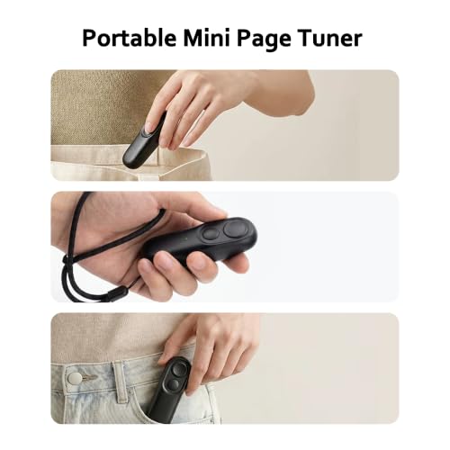 Remote Page Turner for Kobo e-Readers, Wireless Clicker Page Turner Black