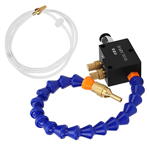 ViaGasaFamido CNC Lathe Coolant Sprayer and Lubricant Spray System Drilling Tool with Mist Lubrication System Unit for Efficient Cooling and Lubrication in Metalworking