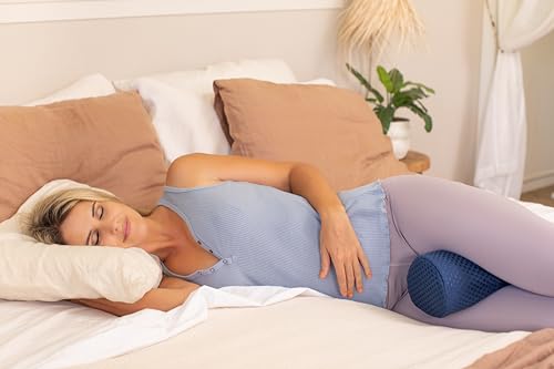 Carex Memory Foam Cervical Neck Pillow, Round - Contoured Design to Support Neck and Shoulders, Relieve Pain and Pressure, Neck Roll Pillow for Sleeping, Memory Foam 1 Count (Pack of 1)