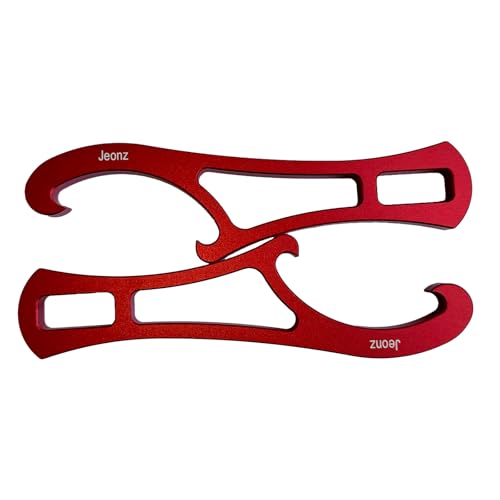 Jeonz firefighting mini spanners wrench set, aluminum adjustable wrenches, 2-piece lightweight portable design
