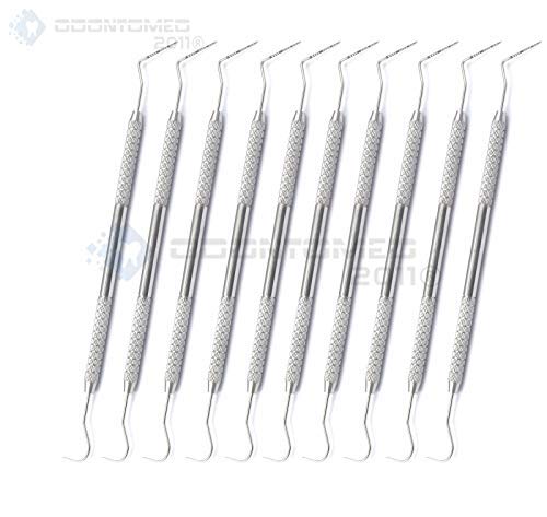 [Australia - AusPower] - OdontoMed2011 10 Pcs Dental Williams Explorer Probe UNC 15/23 Color Coded Marking Double Ended Instruments ODM 