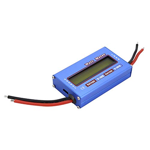 [Australia - AusPower] - Watt Meter, Digital Power Analyzer with Digital LCD DC 60V 100A Wattmeter for Voltage (V) Current (A) Power (W) (Ah) and Energy (Wh) Measurement 