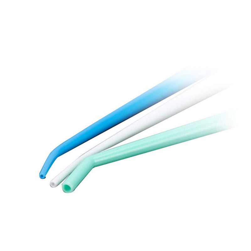 [Australia - AusPower] - Healifty 25pcs Disposable Surgical Suction Tips Dental Surgical Aspirator Suction Tubes Dental Saliva Ejector Dental Materials (Blue) 