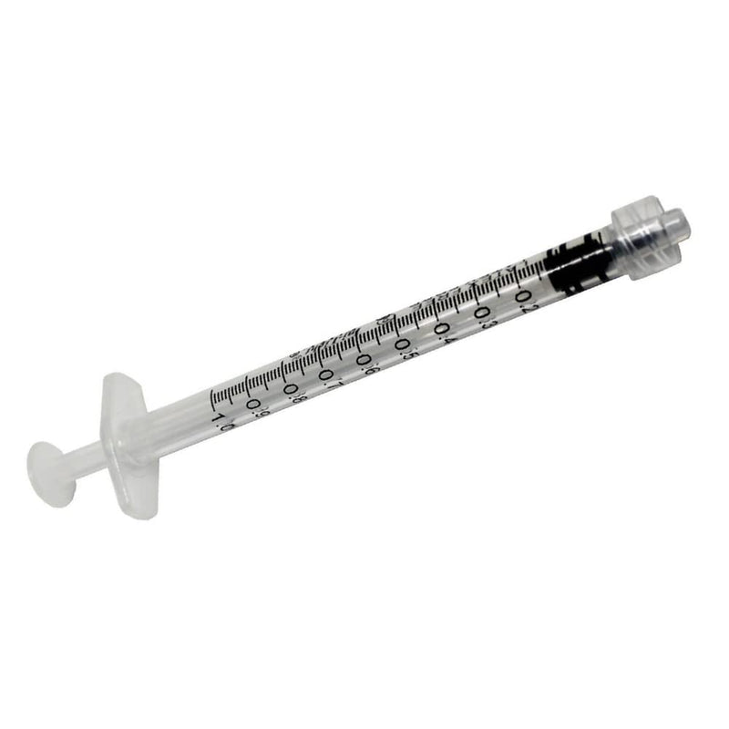 [Australia - AusPower] - MediVena ONE-CARE 1ml Luer-Lock Syringes, Sterile, Low Dead Space, 100/bx Blister-Packed Syringes 1cc 
