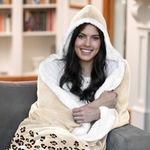 Vprintes - Birthday Gifts for Women - Queens Wearable Blanket September