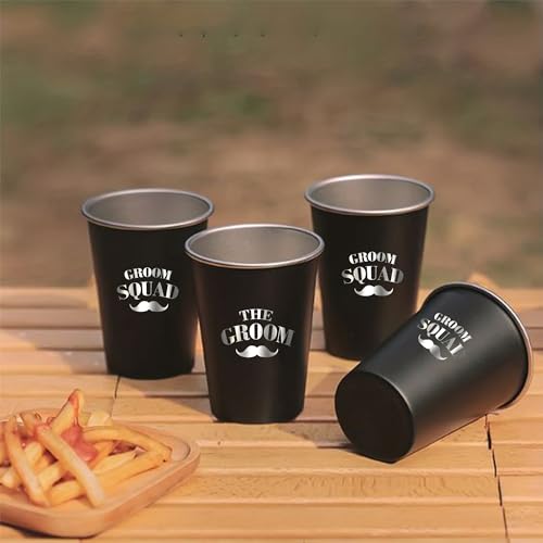 GROOM SQUAD Groomsmen Gifts 16 Oz Groomsmen Cups Bachelor Party Favors