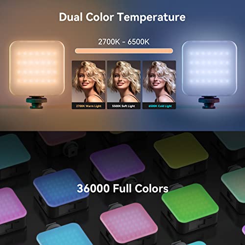 SmallRig P108 Mini RGB LED Video Light, Portable Camera Lights