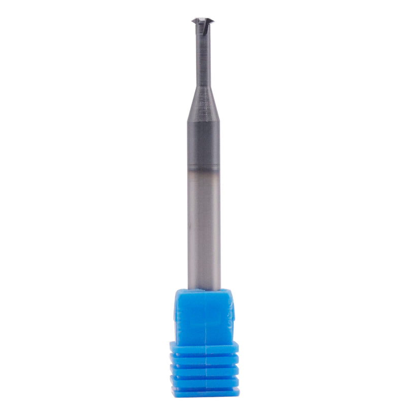 [Australia - AusPower] - 1/4" 20-56 TPI Single Pitch Solid Carbide Thread end Mill - AlTiN Coated, 4 Flute- .180" Cutting Diameter, Necked to Thread .500 Deep, 1/4" Shank Diameter, 2-1/2" Overall Length 