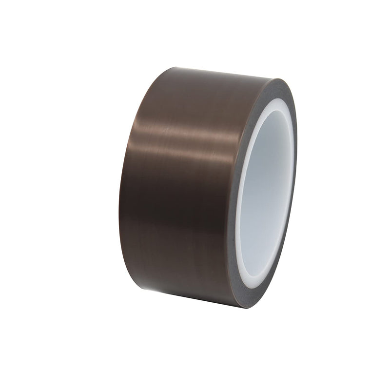 PTFE Tape, Single Side Silicone Adhesive PTFE Film Tape Sheets, Heat Resistant Film Tape, 36 Yards (1 roll) 0.003 in × 0.75 in × 36 yd Grey
