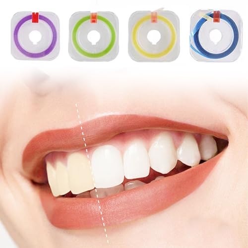 Pack of 4 tooth polishing strips, tooth sandpaper, stone remover for spaces