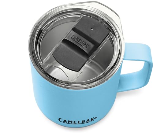 CamelBak Camp Mug Stainless Steel Drinkware 12oz, Nordic Blue